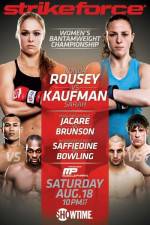 Watch Strikeforce Rousey vs Kaufman Megavideo