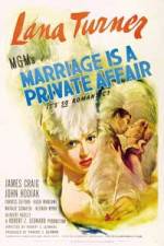 Watch Marriage Is a Private Affair Megavideo