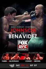 Watch UFC On Fox Johnson vs Benavidez II Megavideo