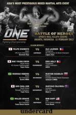 Watch ONE FC 2 Battle of Heroes Undercard Megavideo