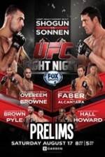 Watch UFC Fight Night 26 Preliminary Fights Megavideo