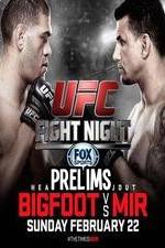 Watch UFC Fight Night 61 Bigfoot vs Mir Prelims Megavideo