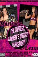 Watch Martinez vs Lexus Longest Match in History Megavideo