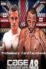 Watch Cage Warriors 48 Preliminary Card Facebook Megavideo