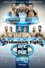 Watch UFC On Fox Henderson vs Diaz Preliminary Fights Megavideo