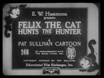 Watch Felix the Cat Hunts the Hunter (Short 1926) Megavideo