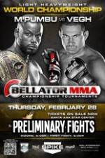 Watch Bellator 91 Preliminary Fights Megavideo