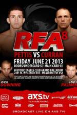 Watch RFA 8: Pettis vs. Pegg Megavideo