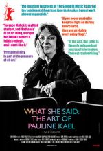 Watch What She Said: The Art of Pauline Kael Megavideo