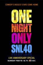 Watch Saturday Night Live 40th Anniversary Special Megavideo