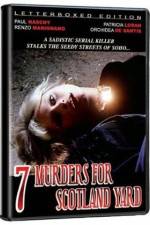 Watch Seven Murders for Scotland Yard Megavideo