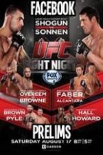 Watch UFC Fight Night 26 Facebook Prelims Megavideo