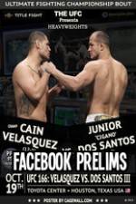 Watch UFC 166 Velasquez vs. Dos Santos III Facebook Prelims Megavideo